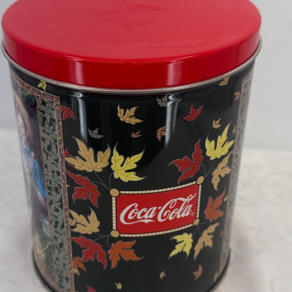 Coca-Cola Autumn Vintage Puzzle Tin With 200 Pieces
